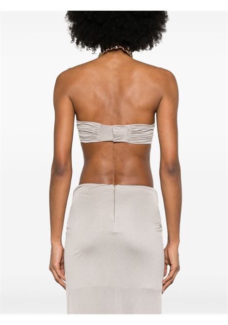 Pearl grey twist-detail bralette Giuseppe di Morabito - woman GIUSEPPE DI MORABITO | 04SSTO3040441291